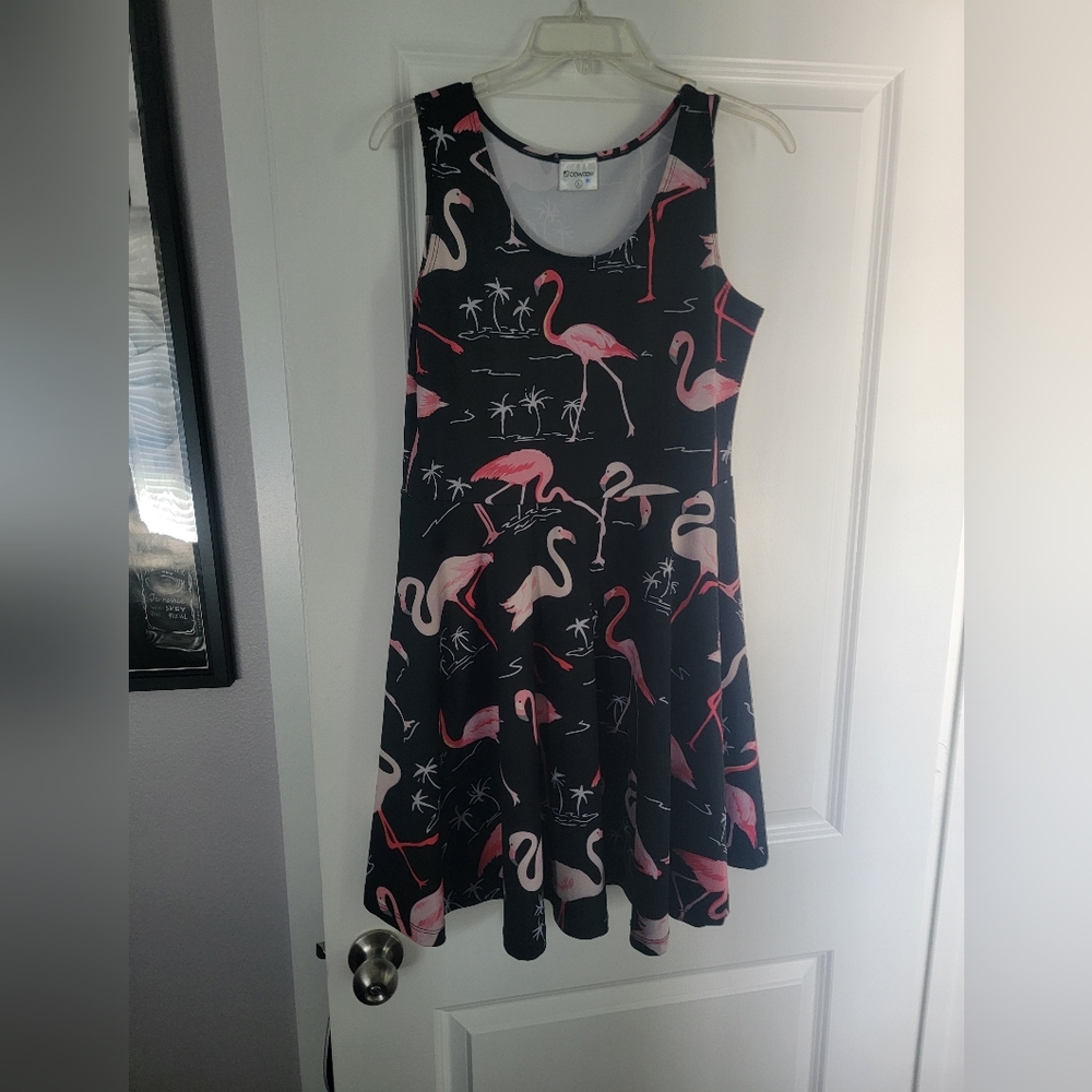 Pink Flamingo party dress